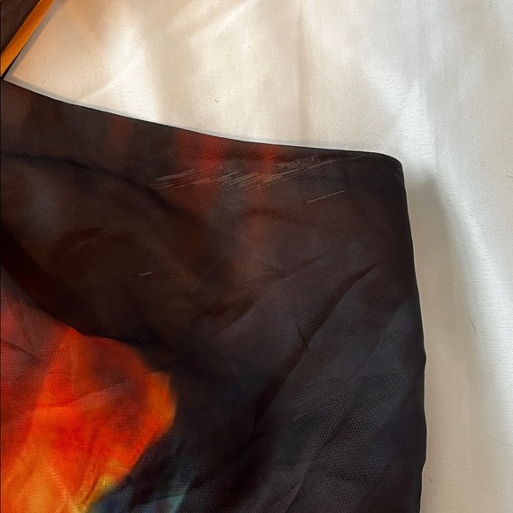 Meshki Georgia Matching Wrap Skirt Set - Crop Tie Top, Abstract Print -Size XS/S - Picture 10 of 15